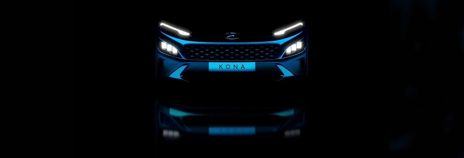 Hyundai представляет тизеры новых кроссоверов Kona и Kona N Line